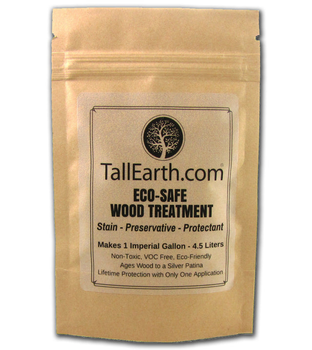 ECO-SAFE Wood Treatment - Non-Toxic Wood Stain & Preservative - One-Time Application